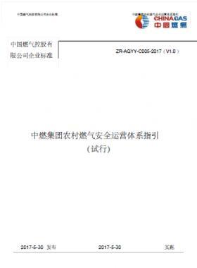 中燃集團農村燃氣安全運營體系指引