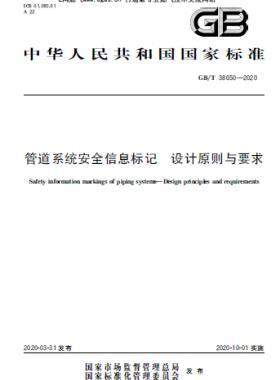 管道系統(tǒng)安全信息標(biāo)記 設(shè)計(jì)原則與要求